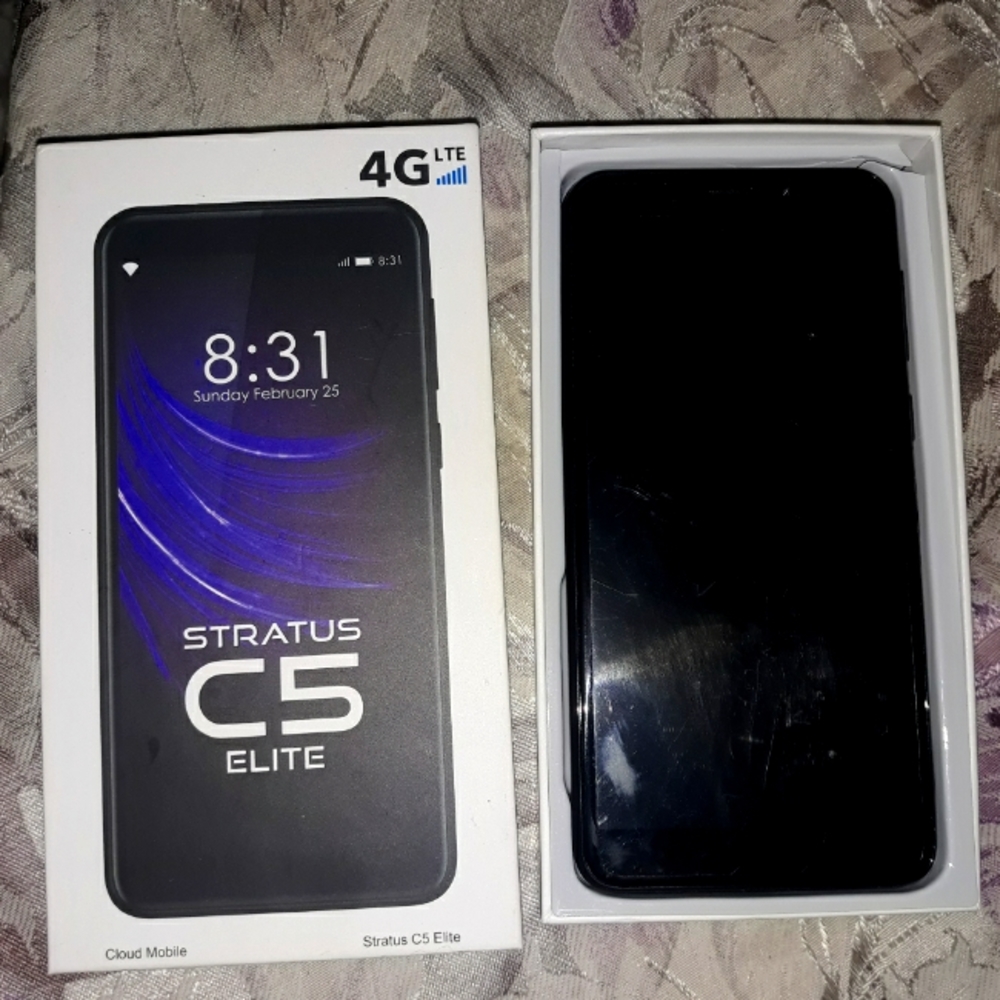 Cloud Stratus C5 Elite Cell Phone BNIB